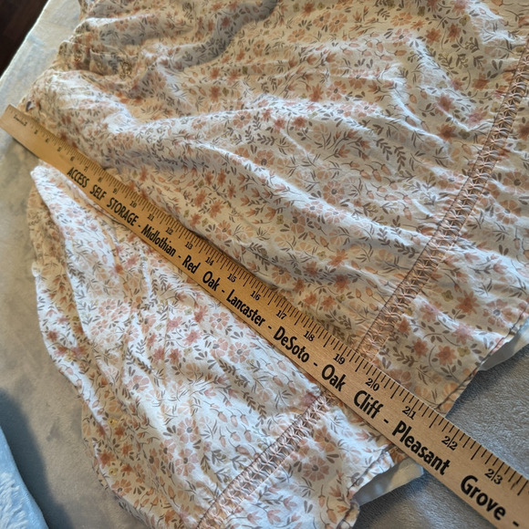 Rachel Ashwell Dress Girls 5T Pink Floral Sundress Ruffle Prairie cotton lined - Picture 11 of 12